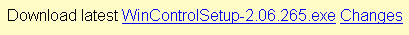 Setup - Admin Tab - Download WinControl