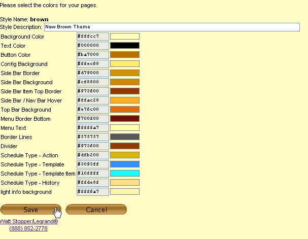 Setup - Settings Tab - Style Selector - Editor