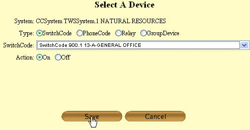 Schedule - Action - Device State